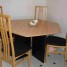 table-hexagonale-salle-a-manger-6-chaises