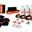 mobilier-de-coiffure-orange-black-set