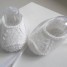 chaussons-blancs-ballerines-layette-bebe-tricot-laine