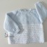 brassiere-manches-raglan-tricot-bebe-bleue-blanc-tricotee-main